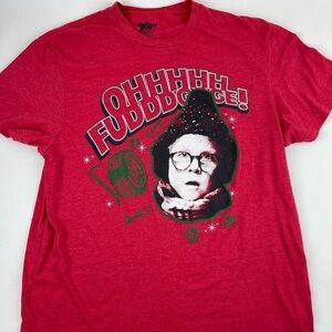 A Christmas Story Tshirt Mens XL Red Ralphie Crew Neck